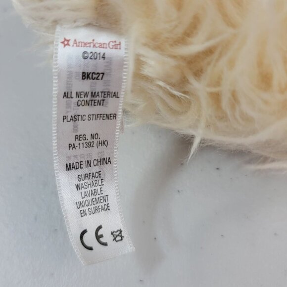 American Girl Pomeranian Dog Plush 6" Poseable Magnetic Pet 2014 BKC27 Retired - Picture 9 of 10